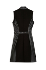 Vestido Power Techno Preto