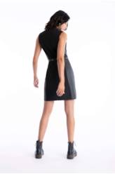 Vestido Power Techno Preto