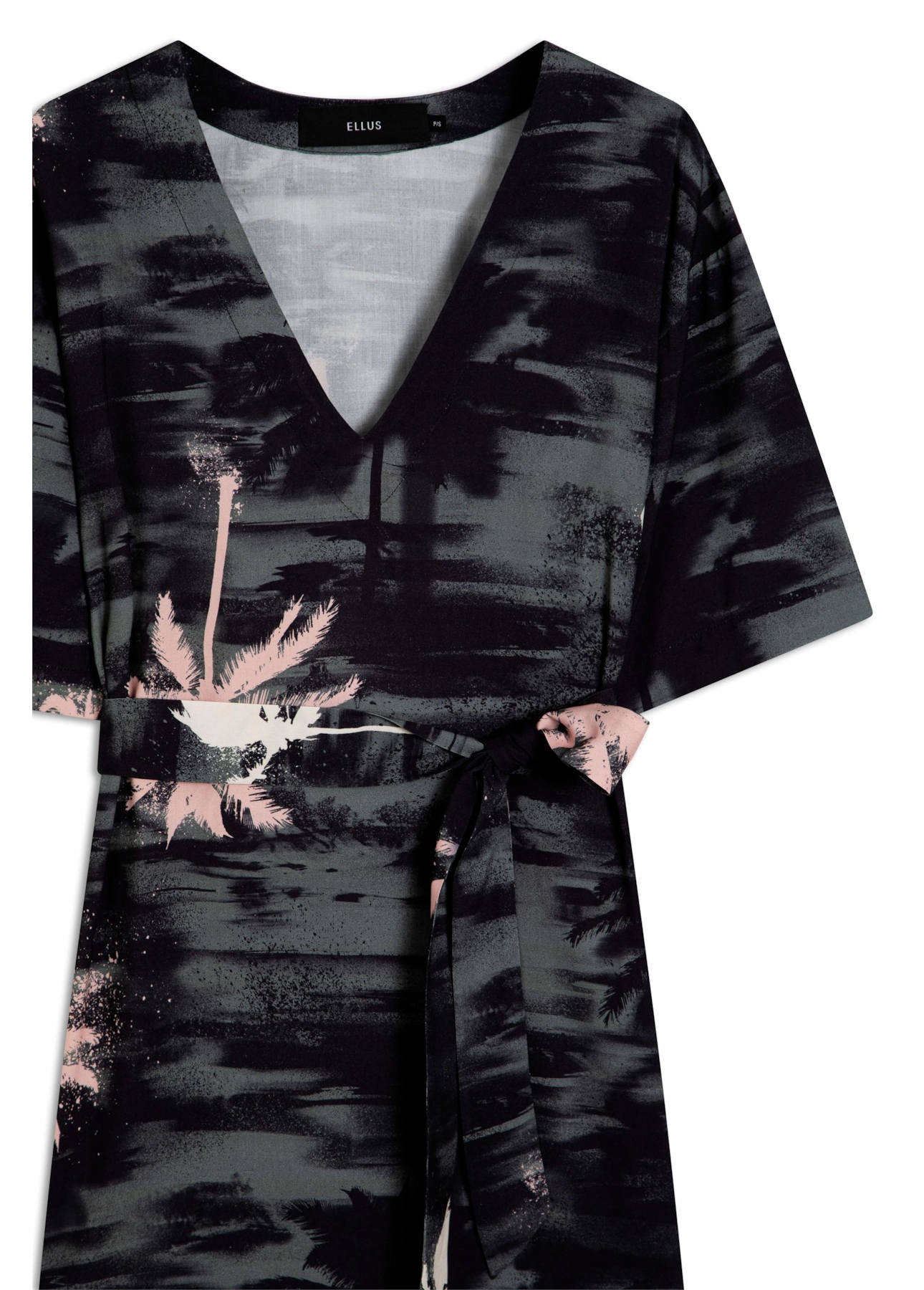 Vestido Rayon Tropical Summer Verde Claro