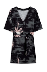 Vestido Rayon Tropical Summer Verde Claro