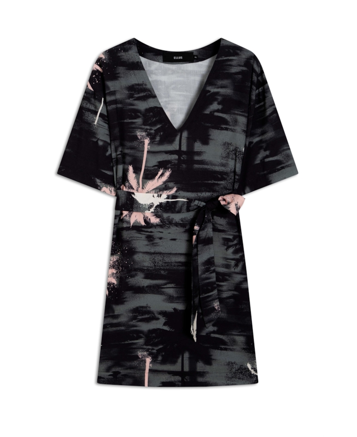 Vestido Rayon Tropical Summer Verde Claro