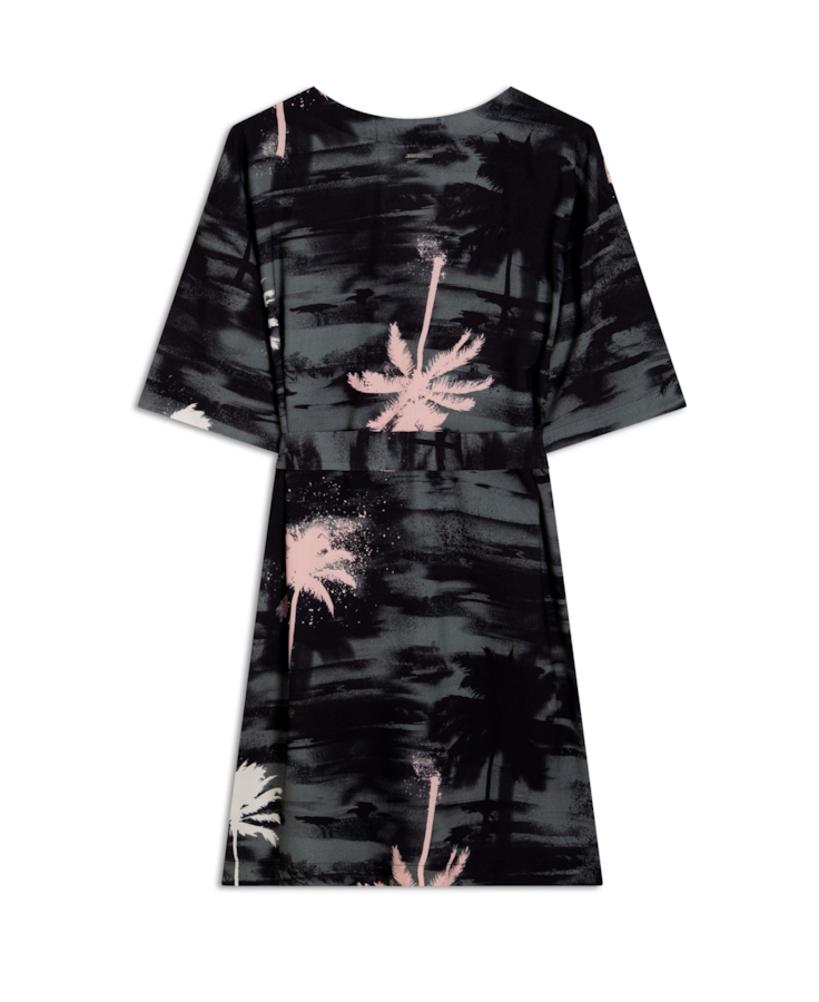 Vestido Rayon Tropical Summer Verde Claro