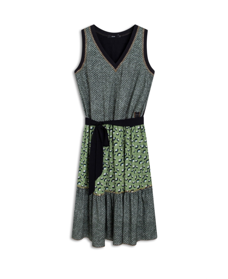 Vestido Regata Luna Chevron Estampado