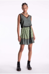 Vestido Regata Luna Chevron Estampado