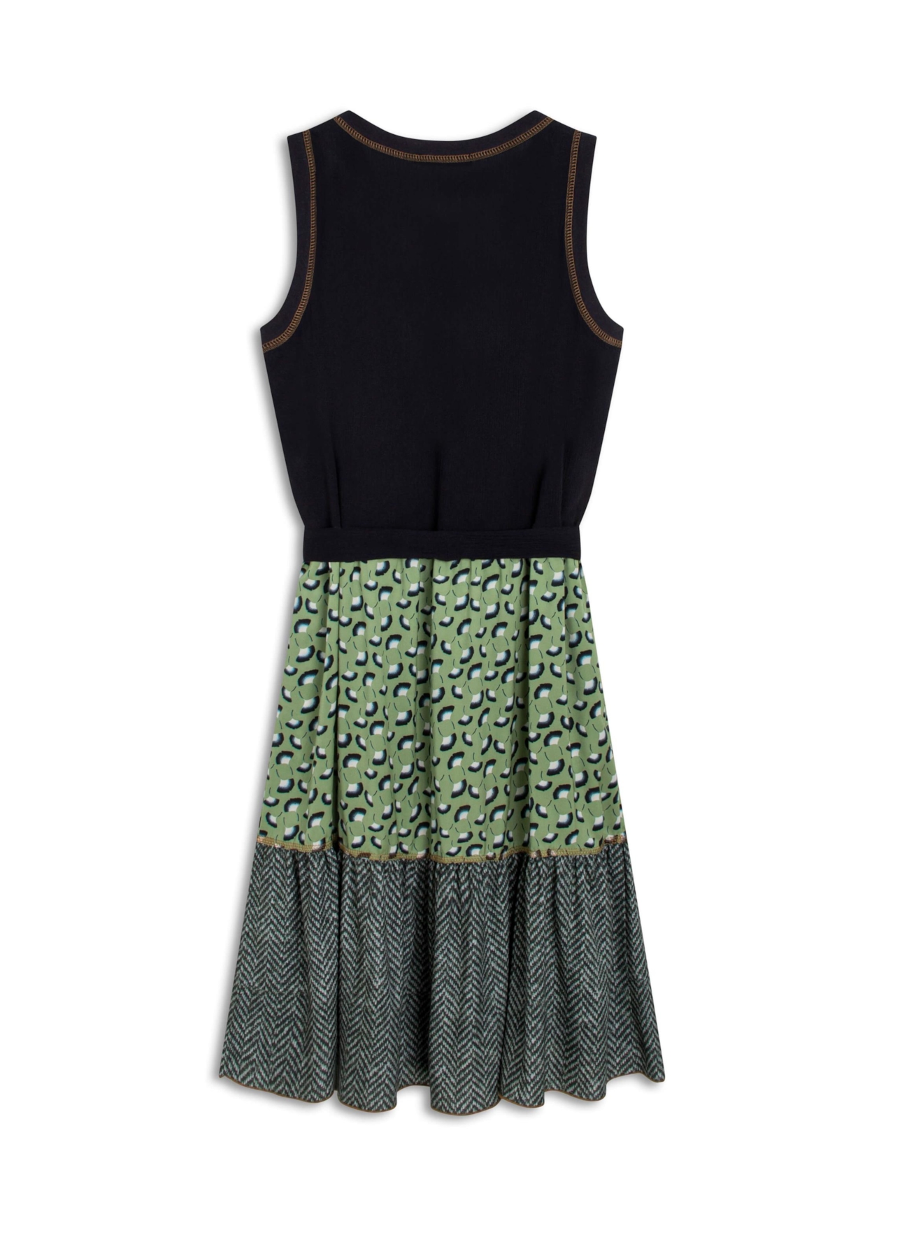 Vestido Regata Luna Chevron Estampado