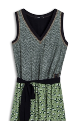 Vestido Regata Luna Chevron Estampado