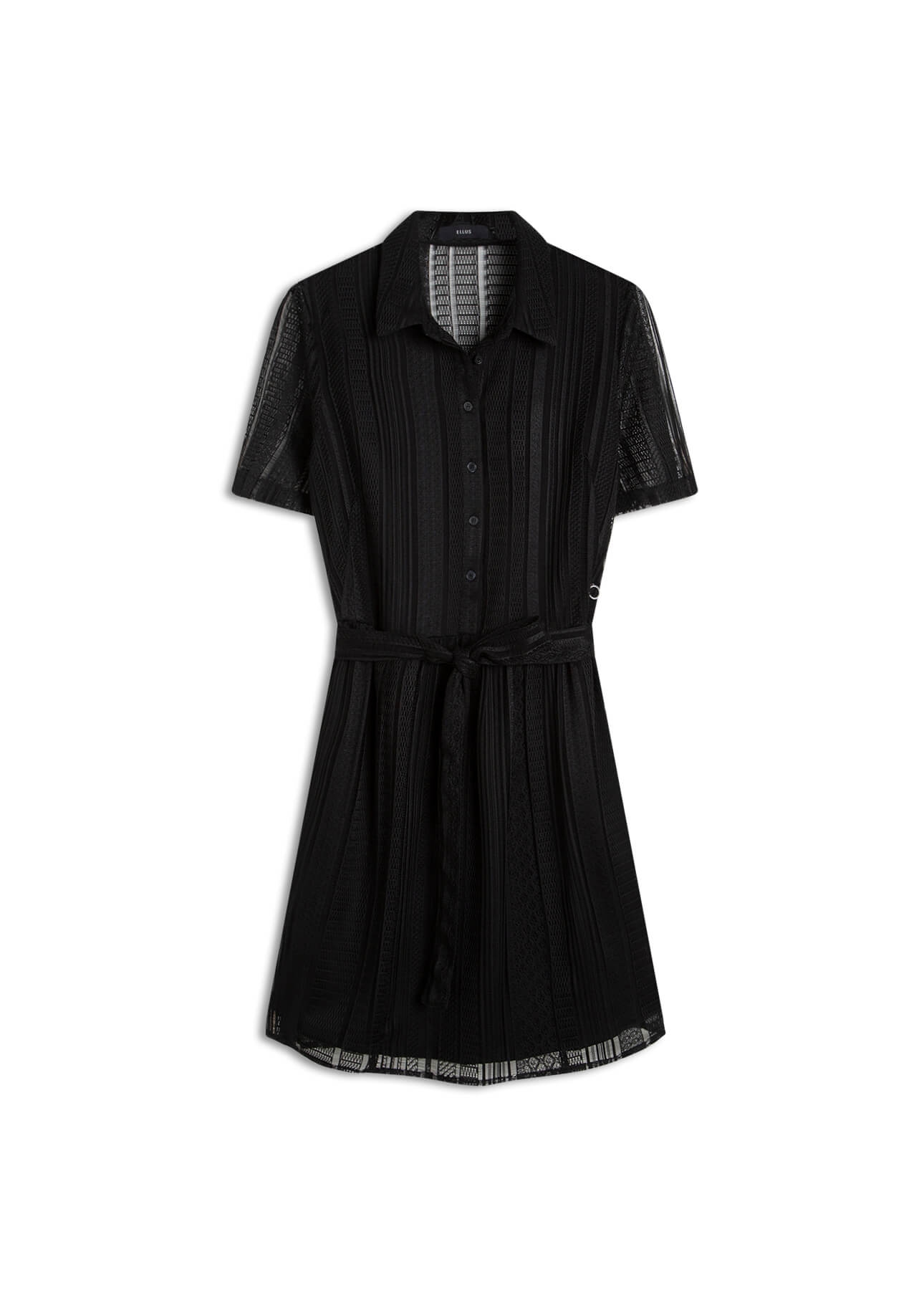 Vestido Renda Jk Chemise Preto