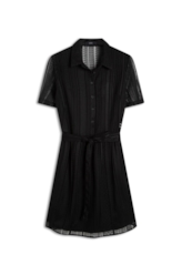 Vestido Renda Jk Chemise Preto