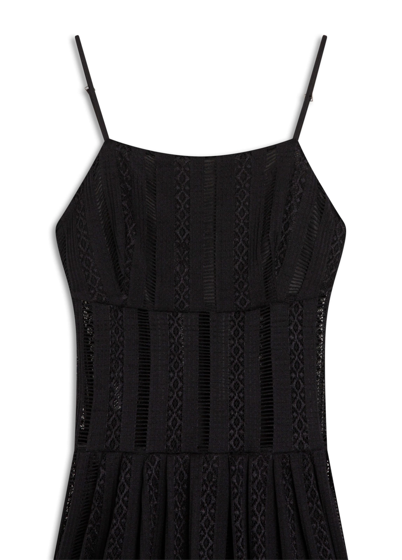 Vestido Renda Palito Preto