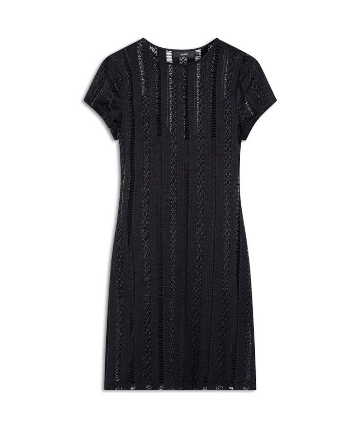 Vestido Renda Palito Preto