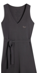 Vestido Rib Ellus Plumbo