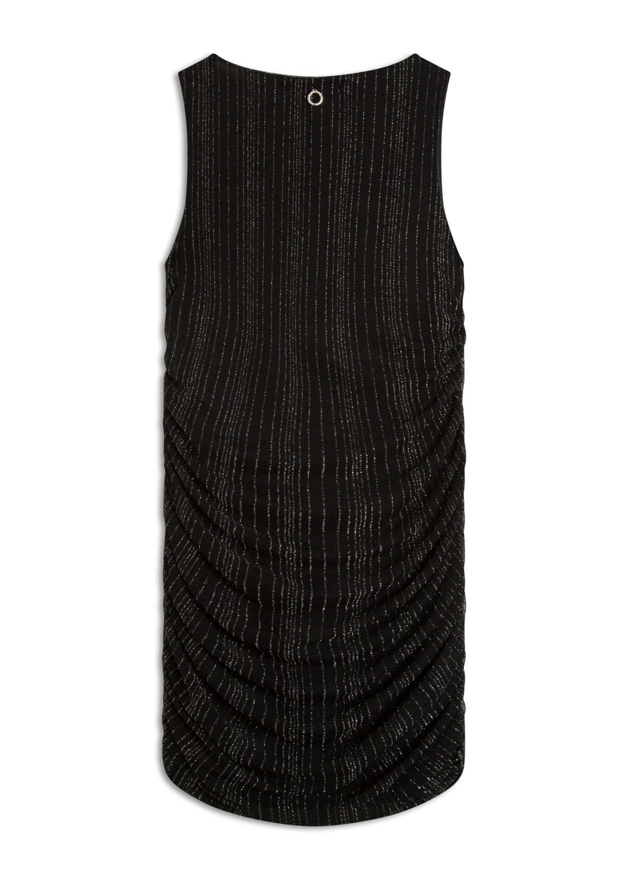 Vestido Rib Marlyn Romantic Dress Preto