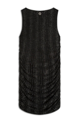 Vestido Rib Marlyn Romantic Dress Preto