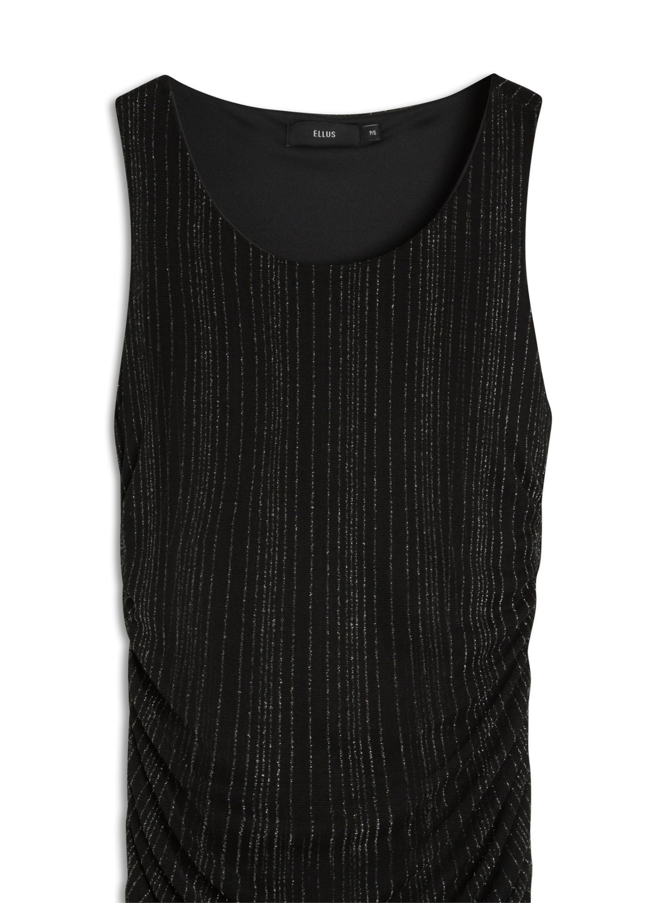 Vestido Rib Marlyn Romantic Dress Preto