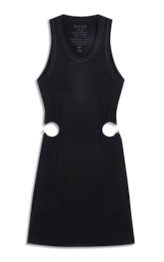 Vestido Rib Piercing Dress Preto