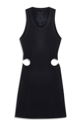 Vestido Rib Piercing Dress Preto