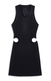Vestido Rib Piercing Dress Preto