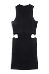 Vestido Rib Piercing Dress Preto