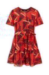 Vestido Ruffle Small Pocket Vermelho