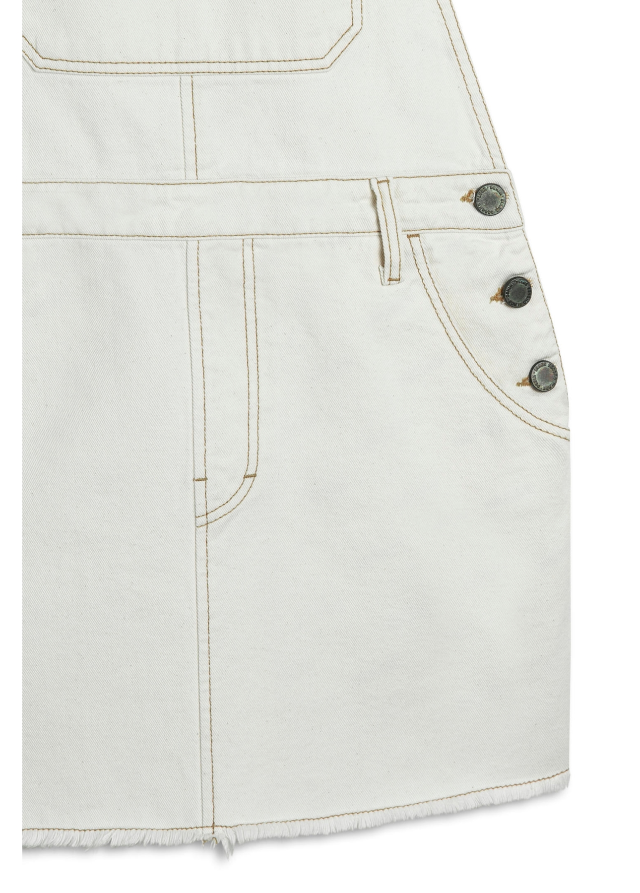 Vestido Salopete White Denim 2nd Floor Off White