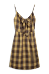 Vestido San Diego Strappy Bow Knee Mostarda