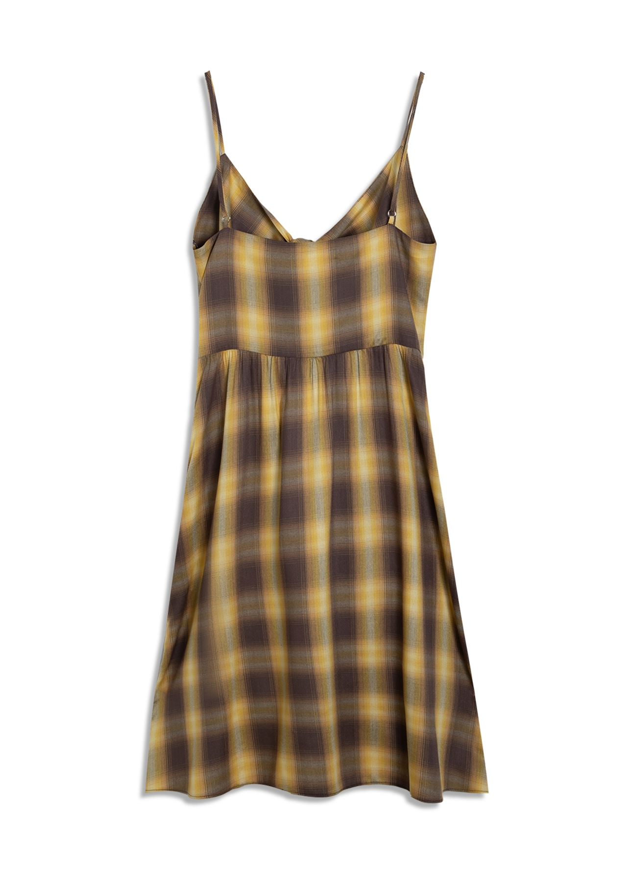 Vestido San Diego Strappy Bow Knee Mostarda