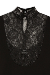 Vestido Scuba Crepe Sparkle Preto