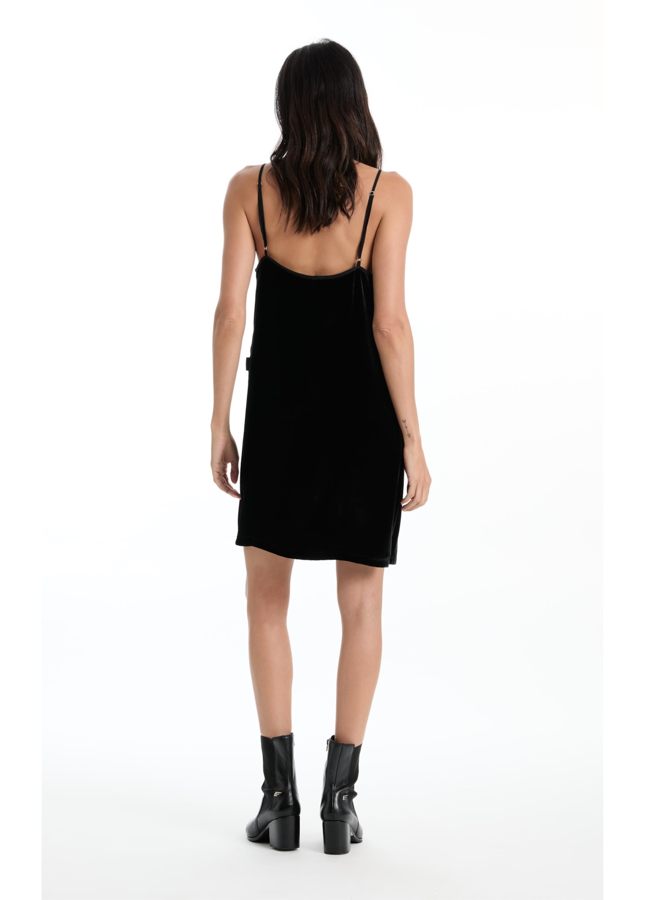 Vestido Silk Velvet Seda Preto