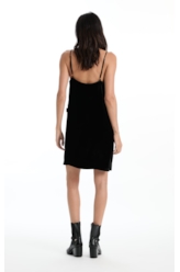 Vestido Silk Velvet Seda Preto