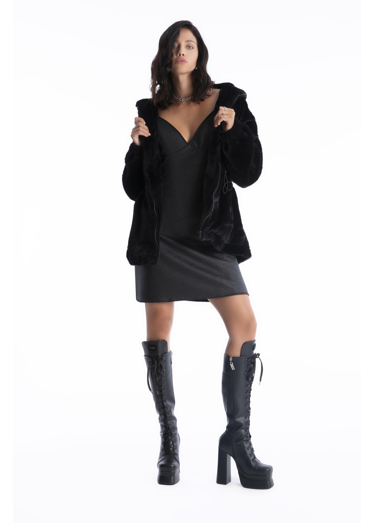 Vestido Skin Sleeveless Preto