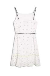 Vestido Sleeveless Ruffles Estampado