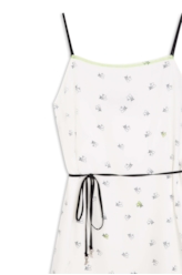 Vestido Sleeveless Ruffles Estampado