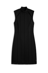Vestido Slim Back Neckline Preto