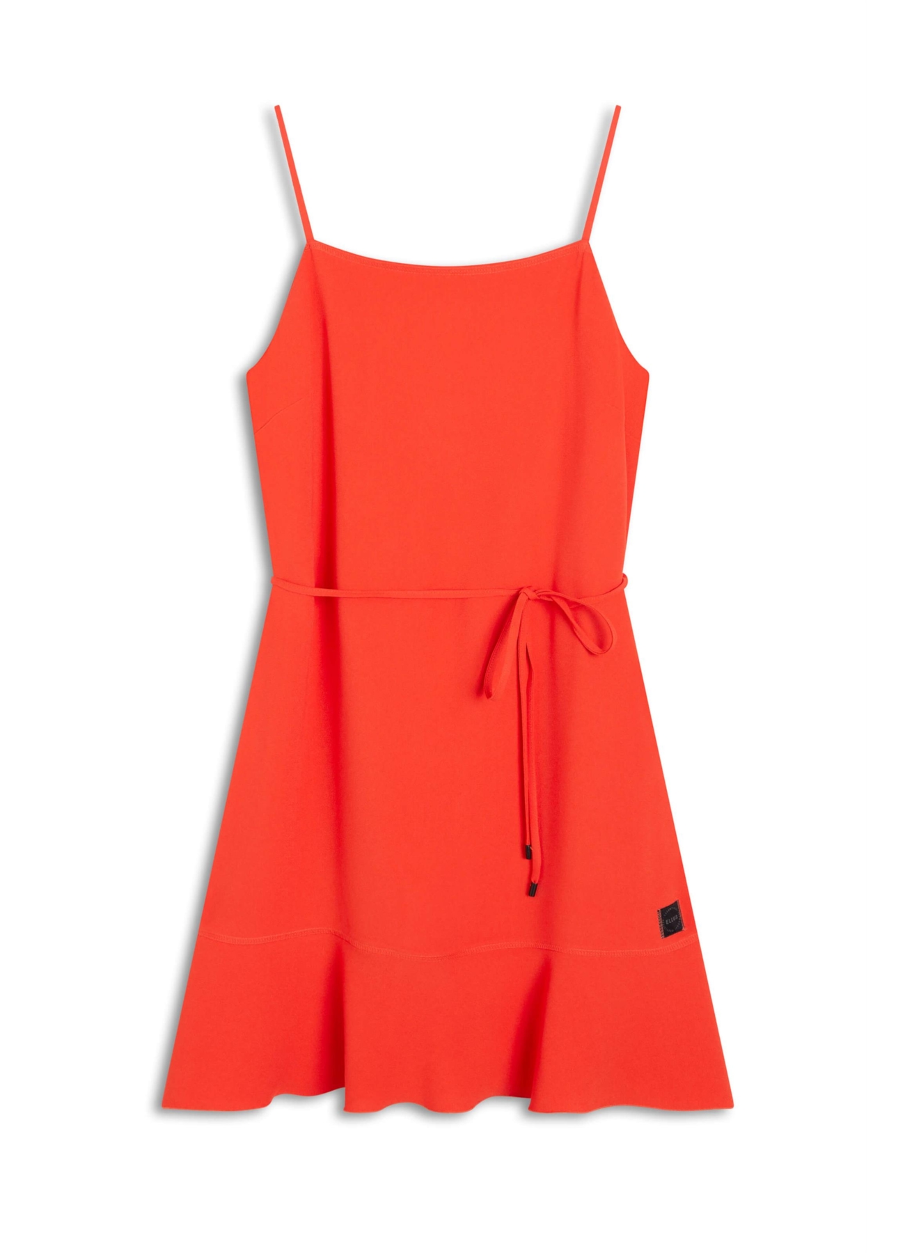 Vestido Soft Ruffle Coral