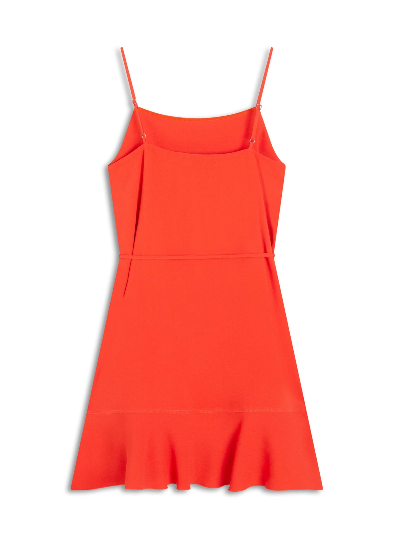 Vestido Soft Ruffle Coral