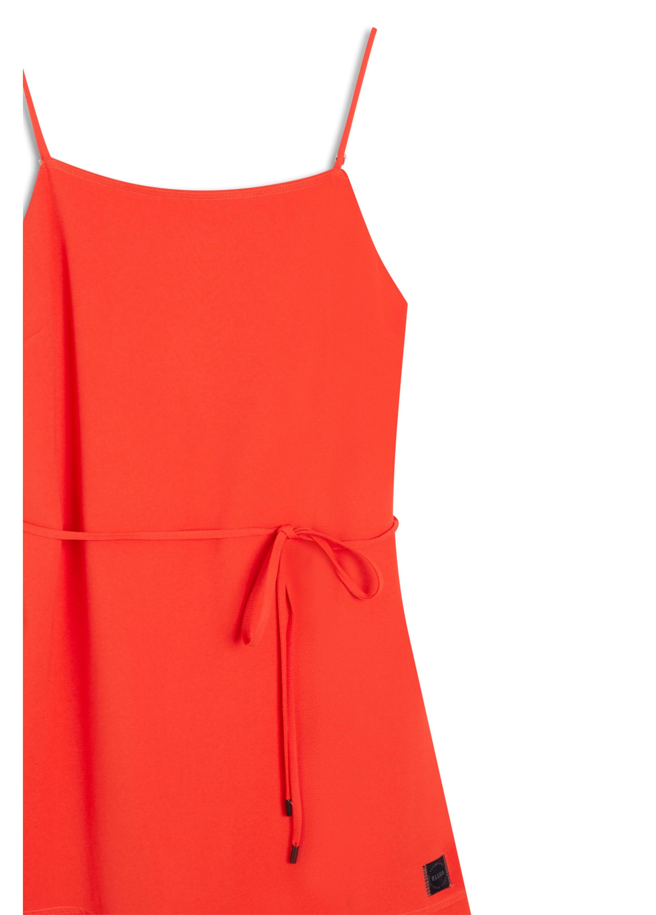 Vestido Soft Ruffle Coral