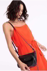 Vestido Soft Ruffle Coral