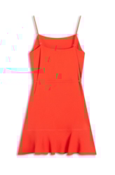 Vestido Soft Ruffle Coral
