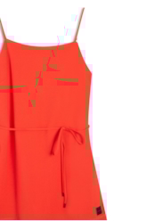 Vestido Soft Ruffle Coral