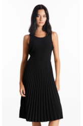 Vestido Soleil Sleeveless Midi Preto