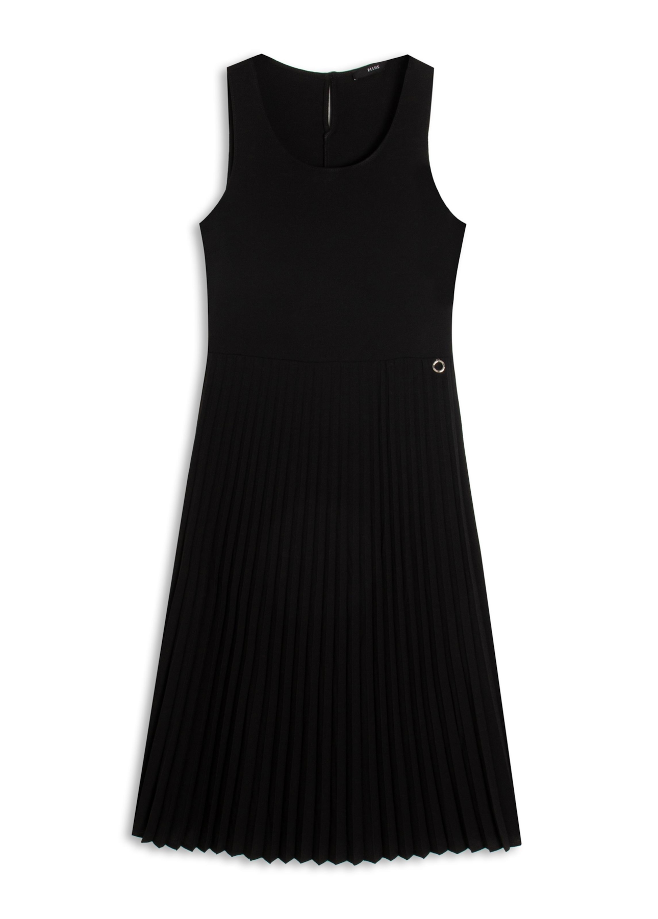 Vestido Soleil Sleeveless Midi Preto