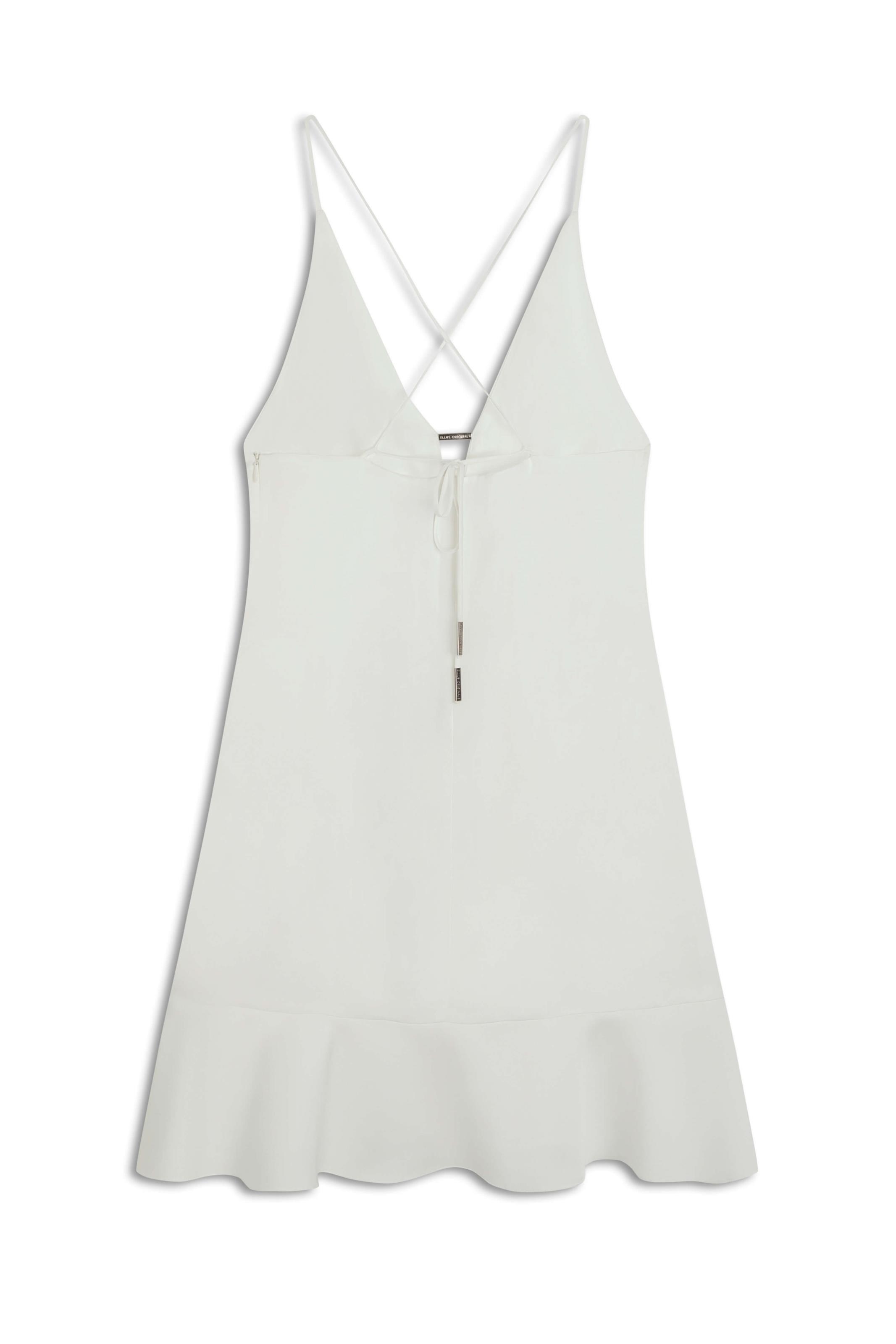 Vestido Strapp Mini Ellus Off White