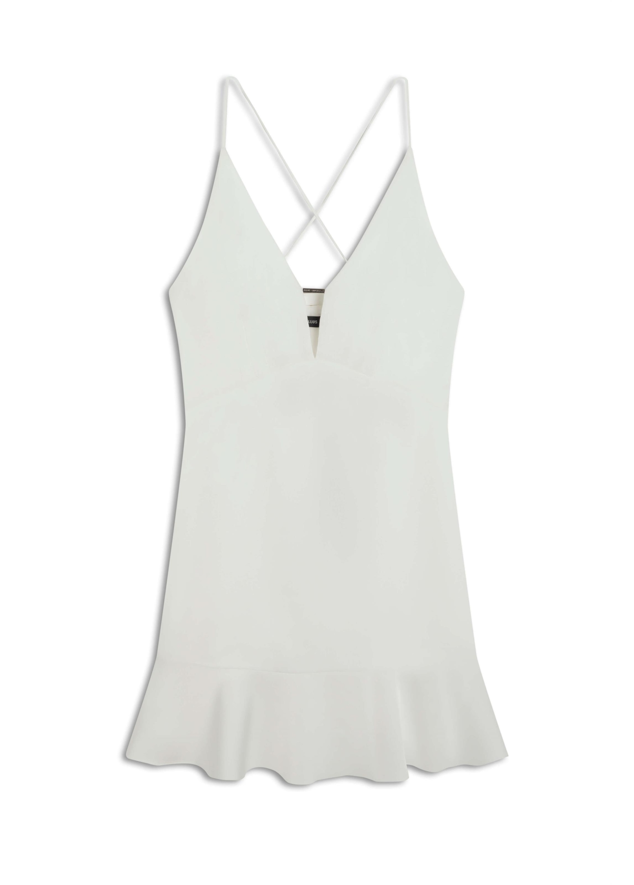 Vestido Strapp Mini Ellus Off White
