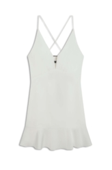 Vestido Strapp Mini Ellus Off White