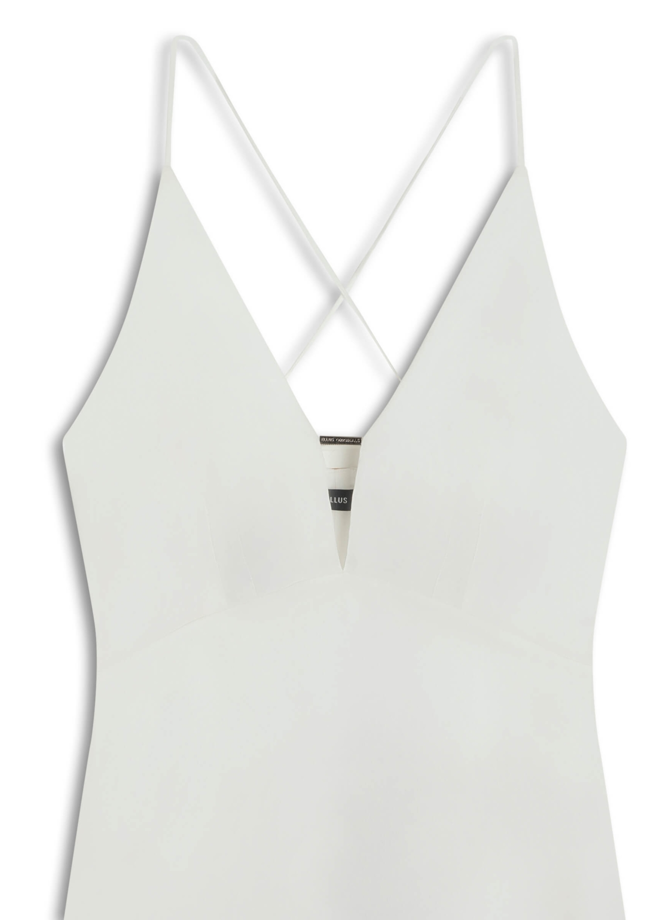 Vestido Strapp Mini Ellus Off White