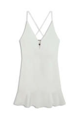 Vestido Strapp Mini Ellus Off White
