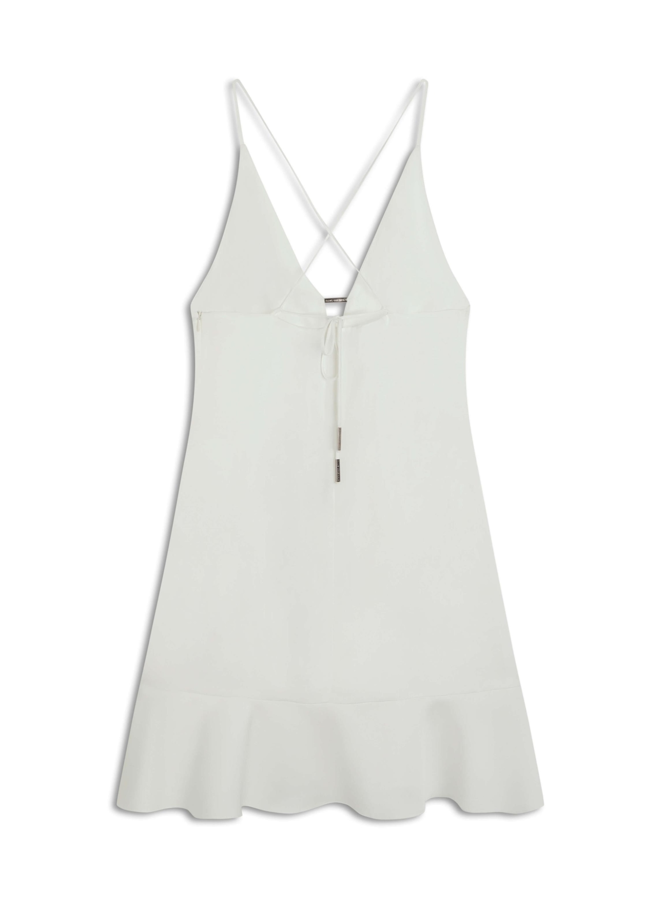 Vestido Strapp Mini Ellus Off White