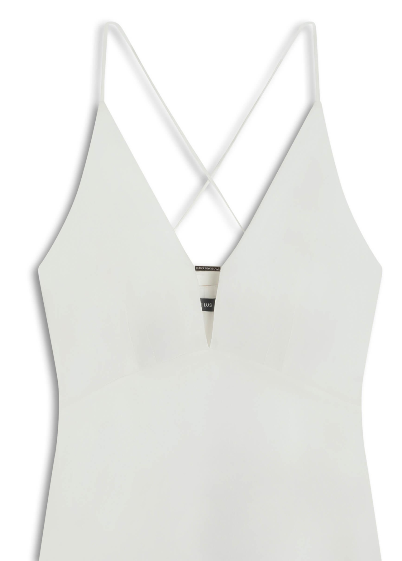 Vestido Strapp Mini Ellus Off White