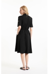 Vestido Techno Twill Arm Preto
