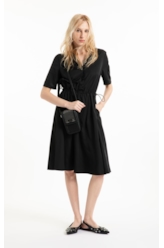 Vestido Techno Twill Arm Preto